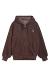 Carhartt Work In Progress Hooded Vista Jacket In Brown