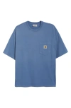 Carhartt Mens Sorrent Hudson Crewneck Cotton-jersey T-shirt In Blue