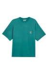 Carhartt Hudson Pocket T-shirt In Green