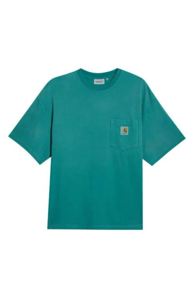 Carhartt Hudson Pocket T-shirt In Green