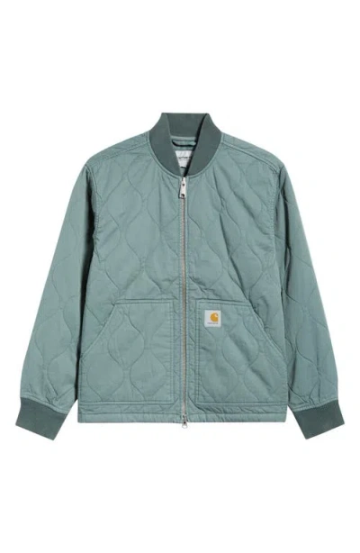 Carhartt Work In Progress Kylan Onion Quilted Liner Coat In Green