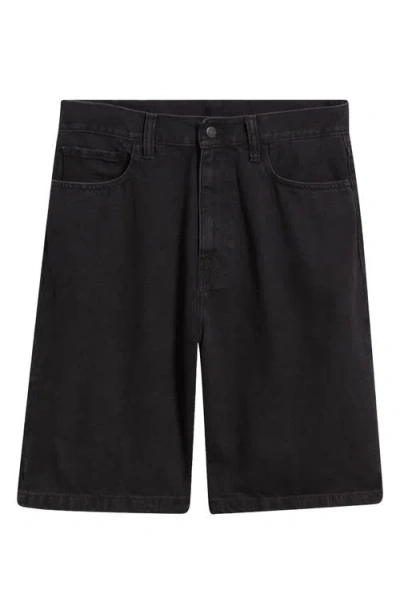 Carhartt Work In Progress Landon Denim Shorts In Black