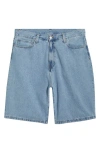 Carhartt Work In Progress Landon Denim Shorts In Blue