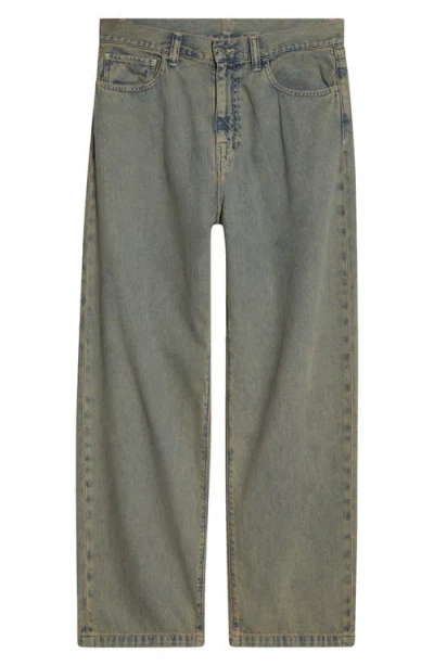 Carhartt Work In Progress Landon Wide Leg Jeans In Gray