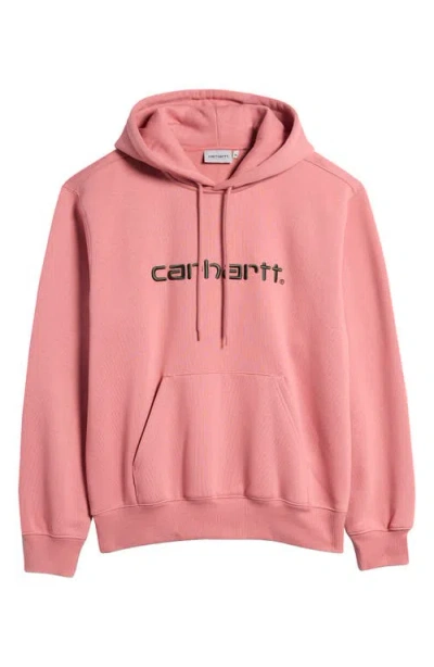 CARHARTT CARHARTT WORK IN PROGRESS LOGO EMBROIDERED HOODIE