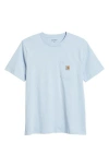 Carhartt Work In Progress Logo Pocket T-shirt In Air Sky