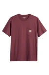 Carhartt Work In Progress Logo Pocket T-shirt In Multi