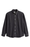 Carhartt Work In Progress Lucas Denim Button-down Shirt In Black
