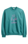 Carhartt Work In Progress Masterpiece Embroidered Sweatshirt In Green