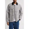 Carhartt Michigan Organic Cotton Jacket In Yosemite/black Rinsed