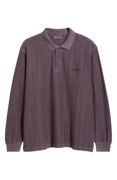CARHARTT CARHARTT WORK IN PROGRESS MORRISON SHADOW STRIPE RUGBY SHIRT