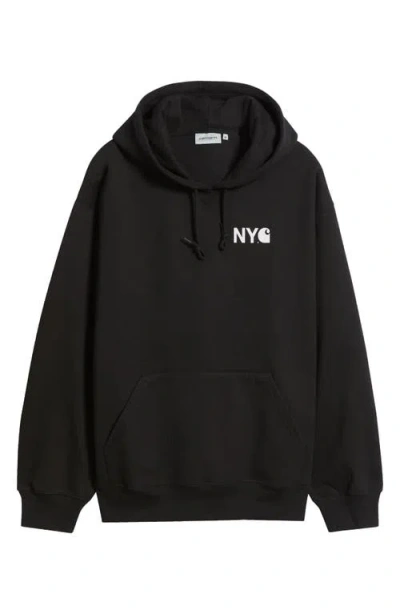 Carhartt Work In Progress Nyc Heavyweight Fleece Hoodie In Black