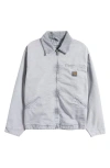 Carhartt Work In Progress Og Detroit Organic Cotton Canvas Jacket In Gray
