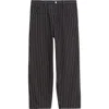 Carhartt Work In Progress Og Single Knee Pants In Seaton Stripe Black