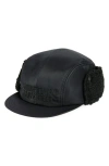 Carhartt Work In Progress Olten Baseball Cap With Ear Flaps In Black
