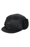 Carhartt Work In Progress Olten Baseball Cap With Ear Flaps In Black