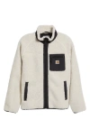 Carhartt High-necked Casual Jacket In Moonbeam/black