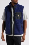 Carhartt 'prentis' Fleece Texture High Collar Vest
