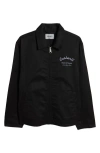 Carhartt Work In Progress Racer Module Twill Jacket In Black/yosemite Rigid
