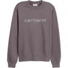 Carhartt Work In Progress Rivet Script Cotton Sweatshirt In Manta