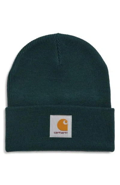 Carhartt Work In Progress Short Watch Beanie In Green