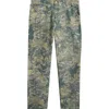Carhartt Work In Progress Single Knee Organic Cotton Canvas Straight Leg Pants In Multi