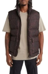 Carhartt Springfield Taffeta Recycled Polyester Vest In Paisley Print Buckeye/black
