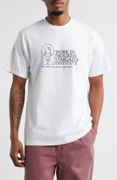 Carhartt Work In Progress Stargazer Organic Cotton Graphic T-shirt In White