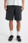 Carhartt Work In Progress Toland Seersucker Shorts In Black