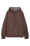 Carhartt Work In Progress Vista Logo Patch Hoodie In Brown