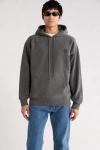 Carhartt Work In Progress Vista Logo Patch Hoodie In Gray