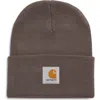 Carhartt Work In Progress Watch Beanie In Brown