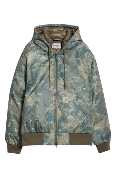 Carhartt Work In Progress Water Repellent Active Cold Padded Nylon Jacket In Multi