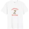 Carhartt Work In Progress Wild Dog Cotton Graphic T-shirt In White