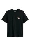 Carhartt Work In Progress Wiptopia Organic Cotton Graphic T-shirt In Black