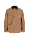 Carhartt Long-sleeved Casual Jacket In Brown