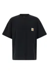 Carhartt Wip Short Sleeves Work Pocket T-shirt In Black