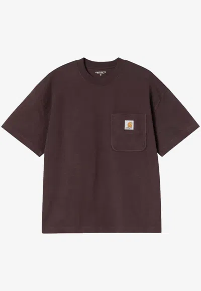 Carhartt Work Pocket T-shirt In Brown