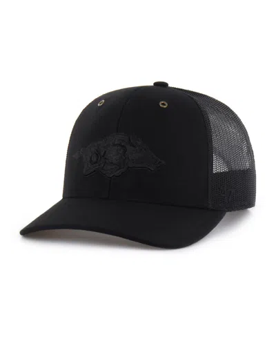 Carhartt X 47 Brand Men's Black Arkansas Razorbacks Trucker Adjustable Hat