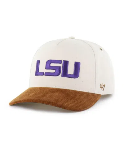 Carhartt X 47 Brand Men's Natural/brown Lsu Tigers Undyed Relaxed Hitch Adjustable Hat