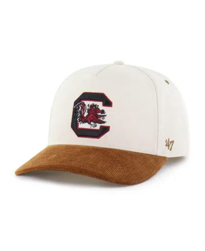 Carhartt X 47 Brand Men's Natural/brown South Carolina Gamecocks Undyed Relaxed Hitch Adjustable Hat In Natural,brown