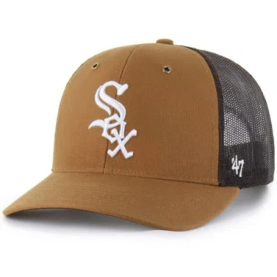 Carhartt X 47 Carhartt X '47 Brown Chicago White Sox Trucker Adjustable Hat In Pink