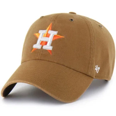 Carhartt X 47 Carhartt X '47 Brown Houston Astros Clean Up Adjustable Hat