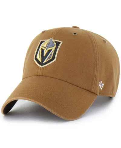 Carhartt X 47 Men's Brown Vegas Golden Knights Clean Up Adjustable Hat