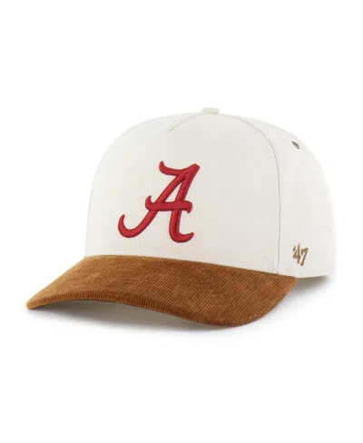 Carhartt X 47 Carhartt X ''47 Men's Natural/brown Alabama Crimson Tide Undyed Relaxed Hitch Adjustable Hat In Neutral