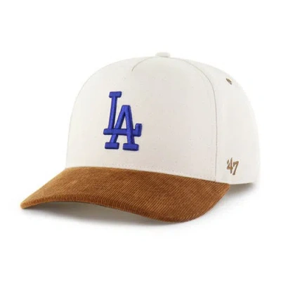 Carhartt X 47 Carhartt X '47 Natural/brown Los Angeles Dodgers Undyed Relaxed Hitch Adjustable Hat In Multi