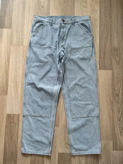 Pre-owned Carhartt X Carhartt Wip Carhartt Double Knee Pant Jeans In Light Blue