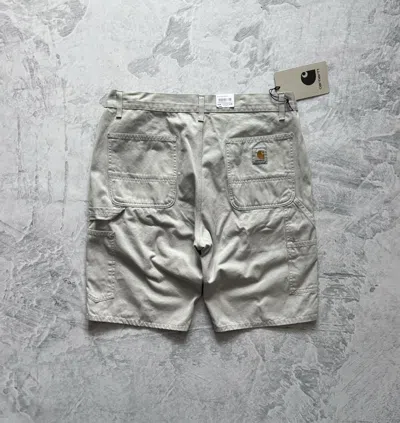 Pre-owned Carhartt X Carhartt Wip Carhartt Wip Ruck Single Knee Shorts Stone Washed In Grey