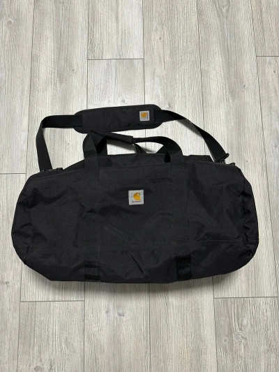 Pre-owned Carhartt X Carhartt Wip Carhartt Wip Wright Duffle Bag In Black