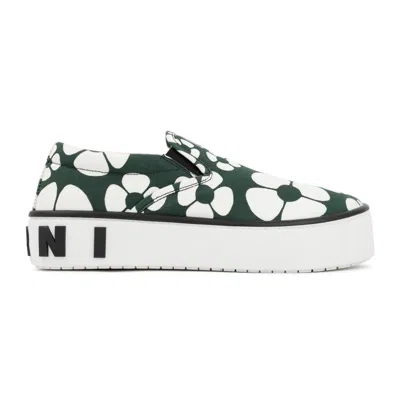 Carhartt X Marni Paw Slip On Shoes In Green